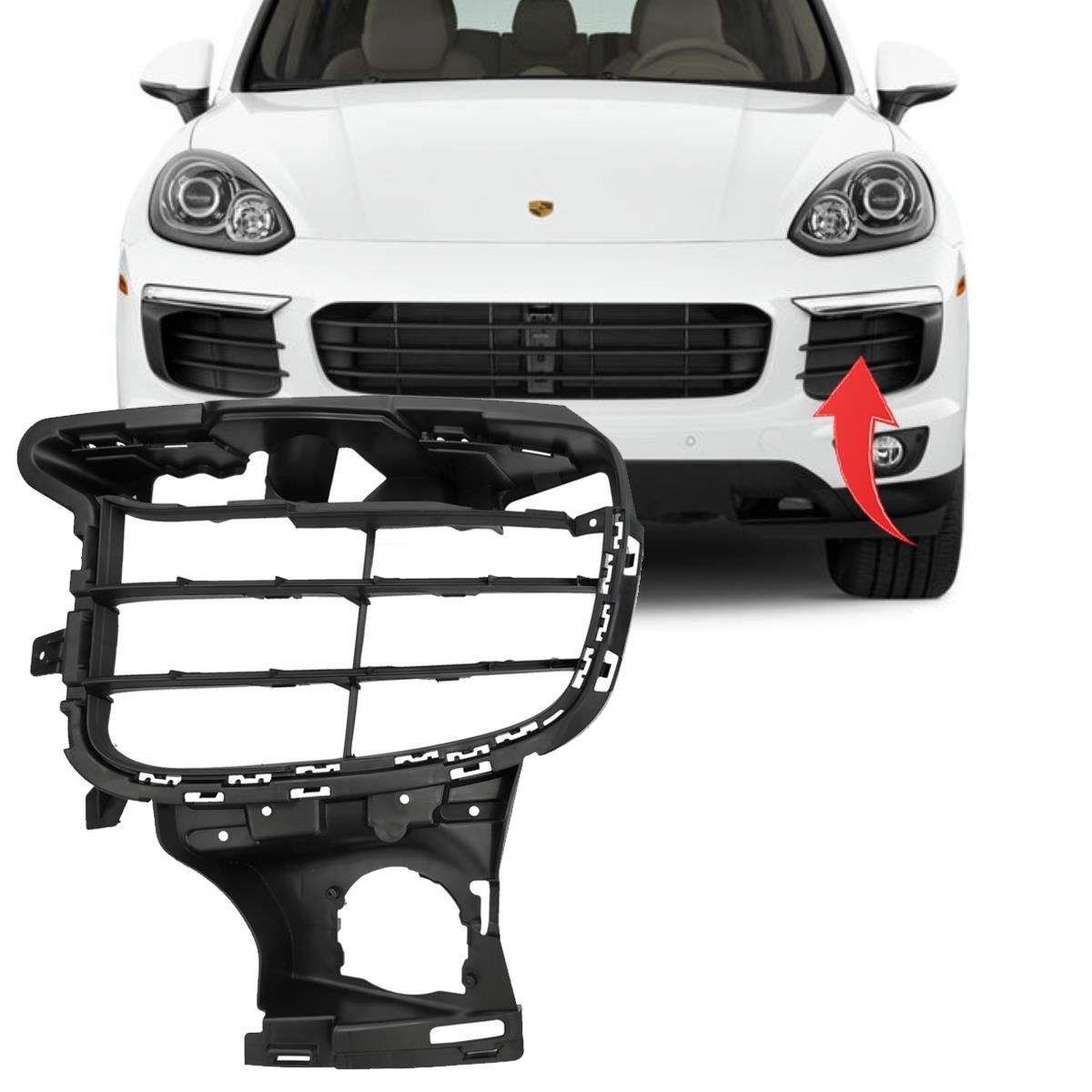 Porsche Cayenne Ön Tampon Izgarası Sol İç 2015-2018 GKL Marka 95850568140