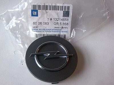 Opel Astra H 111 Yıl Jant Göbek Arması Füme Renk Gm Orjinal 13214658