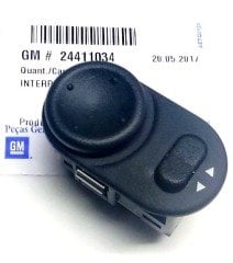 Opel Corsa C Dış Dikiz Ayna Kumanda Düğmesi Gm Orjinal 6240489-24411034