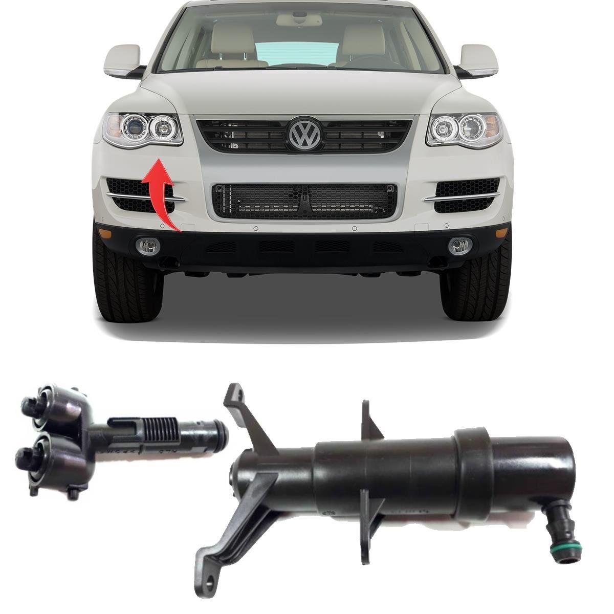 Volkswagen 7L6955104Touareg Sağ Far Yıkama Robotu 2003-2007 GKL Marka 7L6955104