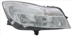 Opel İnsignia Sol Far Düz Halojen Hella Marka 1216687