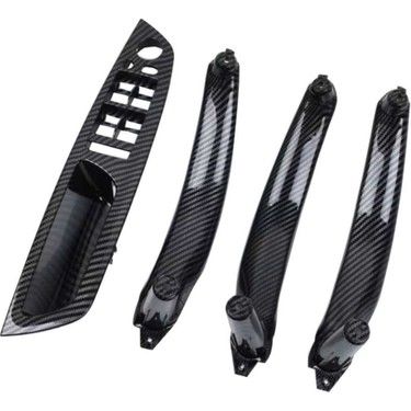 Bmw E70-E71 X5 2006-2014 Kapı Tutamak Seti 4 Parça Karbon Fiber GKL Marka 51416975791R4