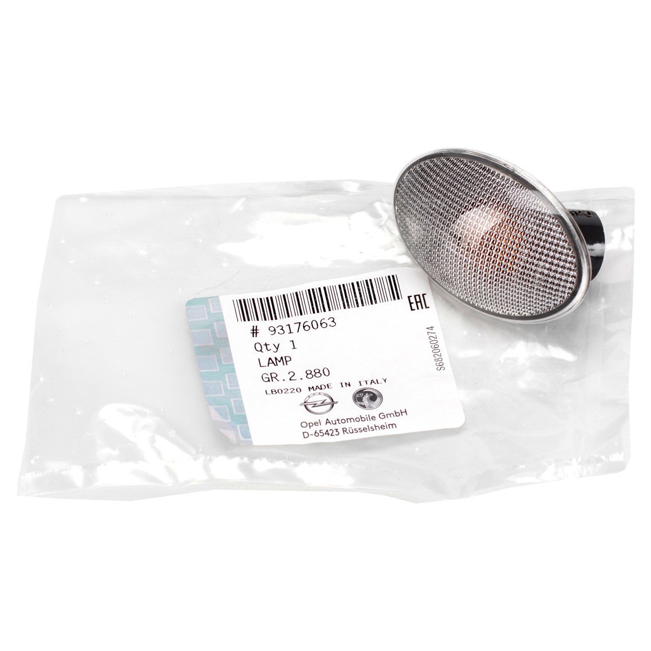 Opel Corsa C Çamurluk Sinyali Beyaz Gm Orjinal 1713013-93176063