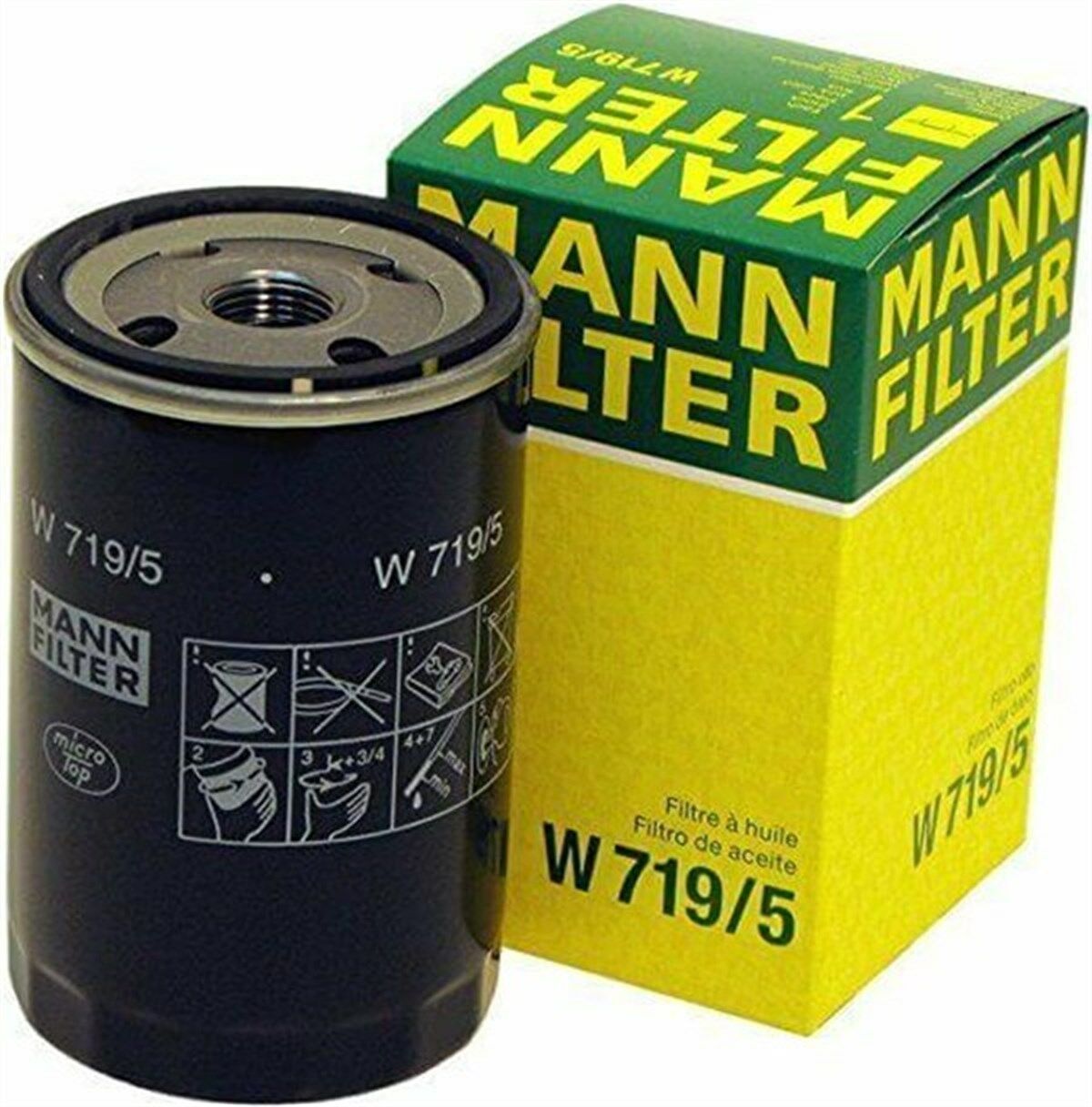 Volkswagen Passat 1996-2000 1.8 ADR Yağ Filtresi Mann Marka 06a115561b