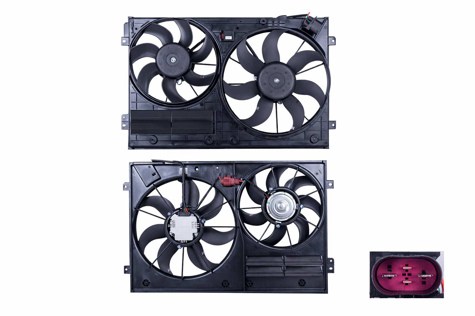 Volkswagen Jetta Fan Motoru Davlumbazlı Wisco Marka 1K0121207BB