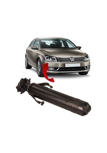 Volkswagen Passat Sağ Far Yıkama Robotu 2011-2015 GKL Marka 3Aa955104
