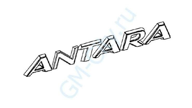 Opel Antara Bağaj Antara Yazısı Gm Orjinal 96848529