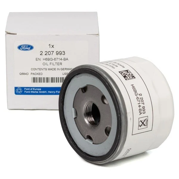 Ford Fiesta 2018-2021 1.0 Ecoboost Yağ Filtresi Ford Orjinal H6BG6714BA - 2207993