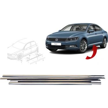Volkswagen Passat B8 Kapı Çıta Takımı Kromlu Set 2015-2019 GKL Marka 3G0853331A