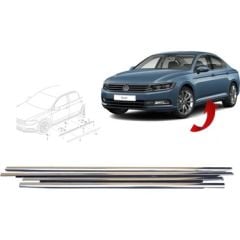 Volkswagen Passat B8 Kapı Çıta Takımı Kromlu Set 2015-2019 GKL Marka 3G0853331A