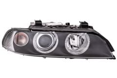 Bmw 5 Serisi E39 Kasa Sağ Ön Far Xenon Halkalı Hella Marka 1EL008052581