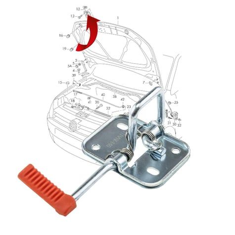 Volkswagen Polo Motor Kaput Üst Kilidi GKL Marka 6R0823186C