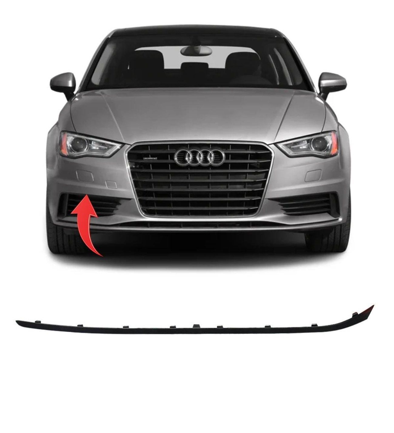 Audi A3 Sağ Tampon Kaşı 2018 Sonrası GKL Marka 8V5807534A