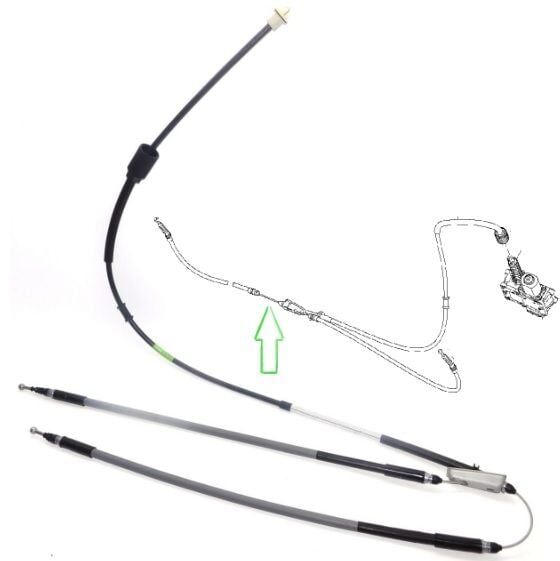 Opel İnsignia Otomatik Elektirkli El Fren Teli Gm Orjinal 23227763