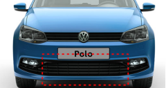 Volkswagen Polo Ön Tampon Orta Izgarası 2014 / 2017 İthal Ürün 6C08536779B9