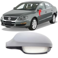 Volkswagen Passat B6 Sol Ayna Kapağı 2006-2011 Wİsco Marka 3C0857537A