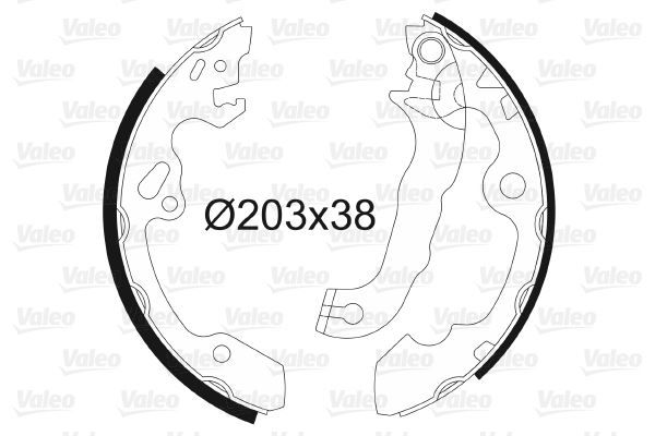 Ford Focus 1998-2005 1.6 Benzinli Arka Fren Balata (Pabuç Tip) Valeo Marka 562648 - 98AX2200BE