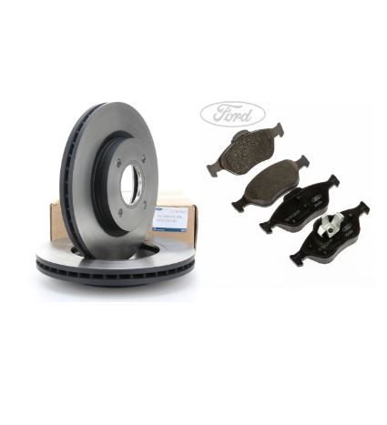 Ford Fiesta 2002-2008 Ön Fren Disk ve Balata Takımı Ford Orjinal 8V511125AD - TAMT2K021FSTL