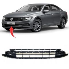 Volkswagen Passat B8.5 Orta Izgara Kromlu Impression 2019-2022 GKL Marka 3G0853677AB