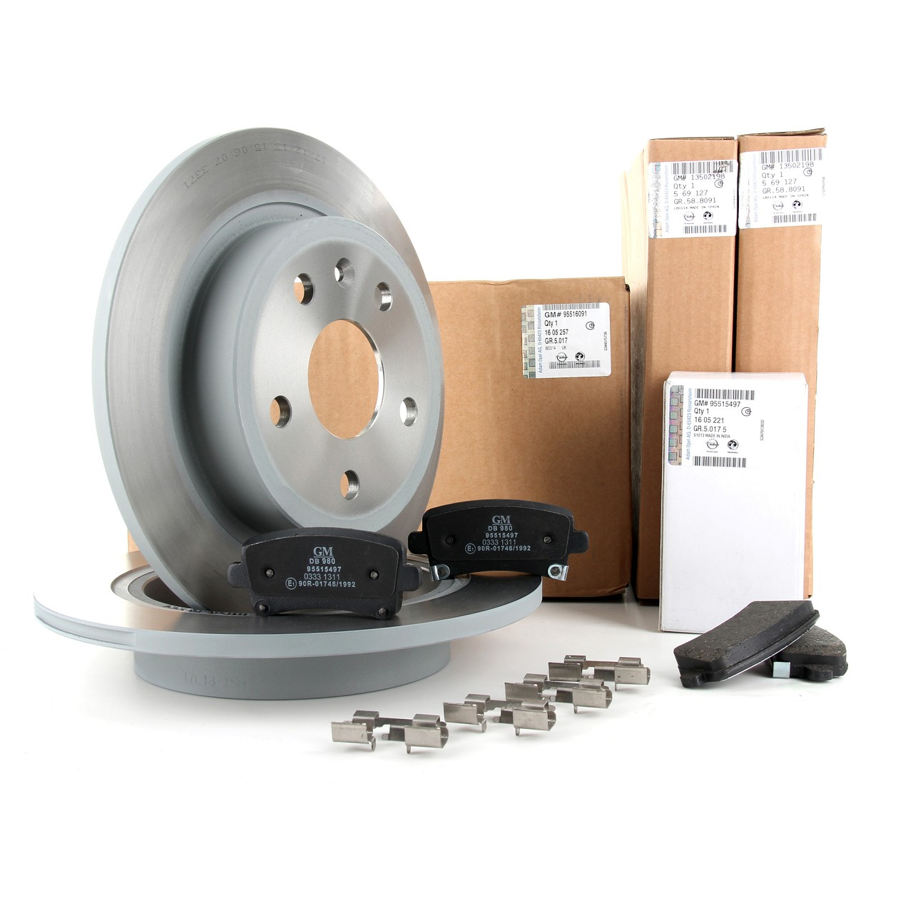 Opel İnsignia A Arka Fren Disk Balata Takımı Gm Orjinal 95516091