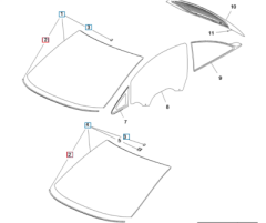Opel Corsa D Ön Cam Alt Çıtası Gm Orjinal 13217355