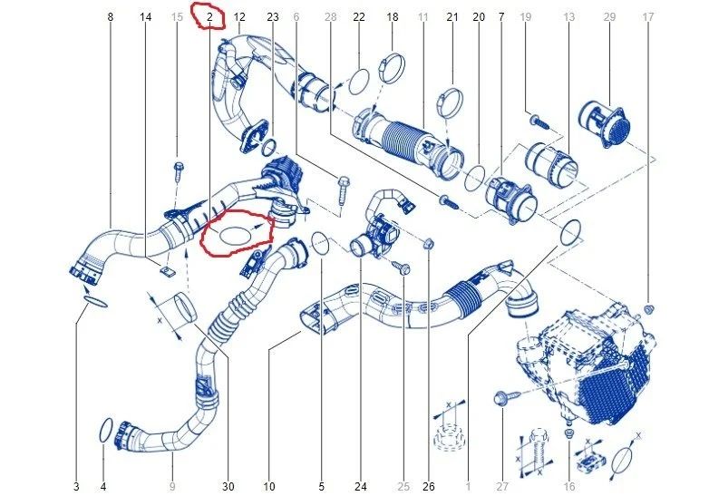 Renault Clio IV İ 2012 - 2018 1.5 DCİ Turbo Boru Conta Oringi Mais Marka 8201089100