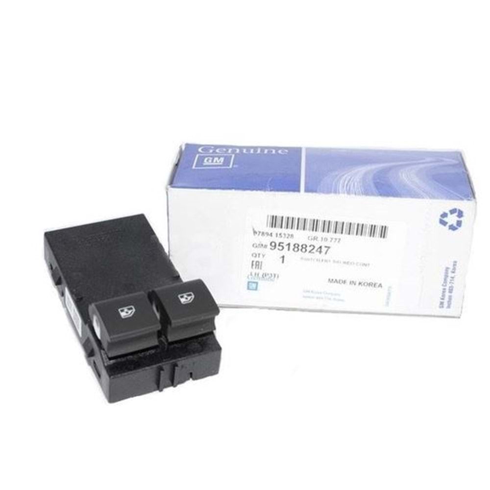 Chevrolet Yeni Aveo Sol İkili Cam Kaldırma Düğmesi Gm Orjinal 95188247