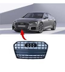 Audi A6 Ön Panjur Kromlu Parlak Siyah 2015-2018 GKL Marka 4G0853651AE