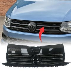 Volkswagen Transporter T7 Ön Panjur Parlak Siyah Gkn Marka 2015 / 2019 7E5853651E