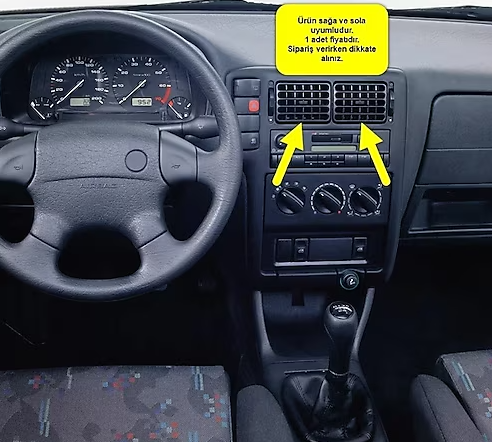 Volkswagen Polo Orta Havalandırma Muzulu 1994 / 1999 Model Gkl Marka 6K0819755