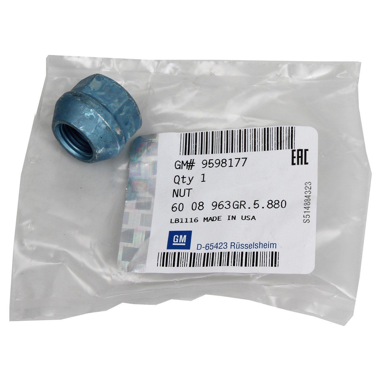 Opel İnsignia Bijon Somunu Gm Orjinal 9598177