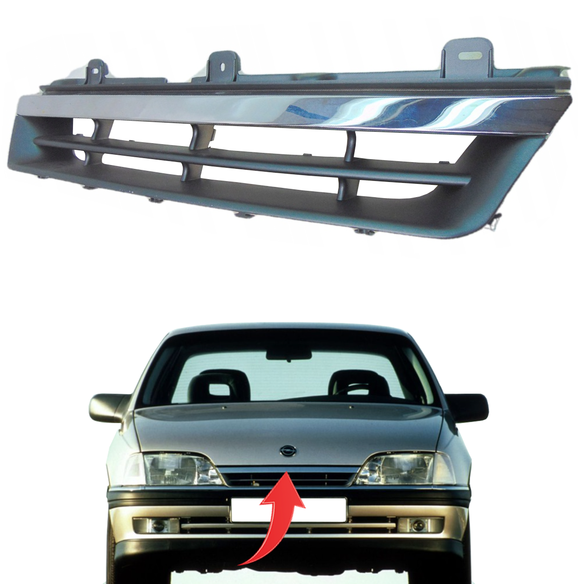 Opel Omega A Ön Panjur Nikelajlı İthal Ürün 6320001