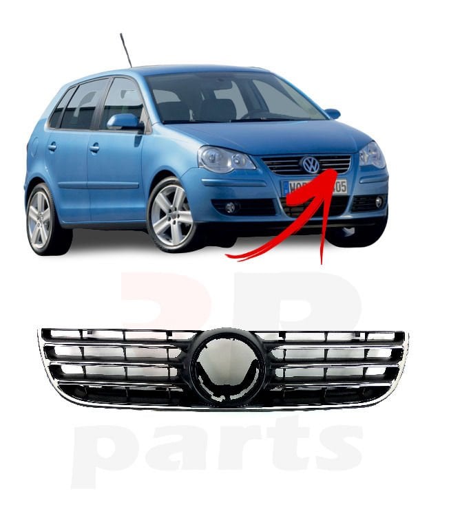 Volkswagen Polo Ön Panjur Nikelajlı 2005 / 2009 Model İthal Ürün 6Q0853651F03C
