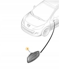 Peugeot 207 Sol Ayna Sinyali Depo Marka 2007 > Model Sonrası 6325.G5