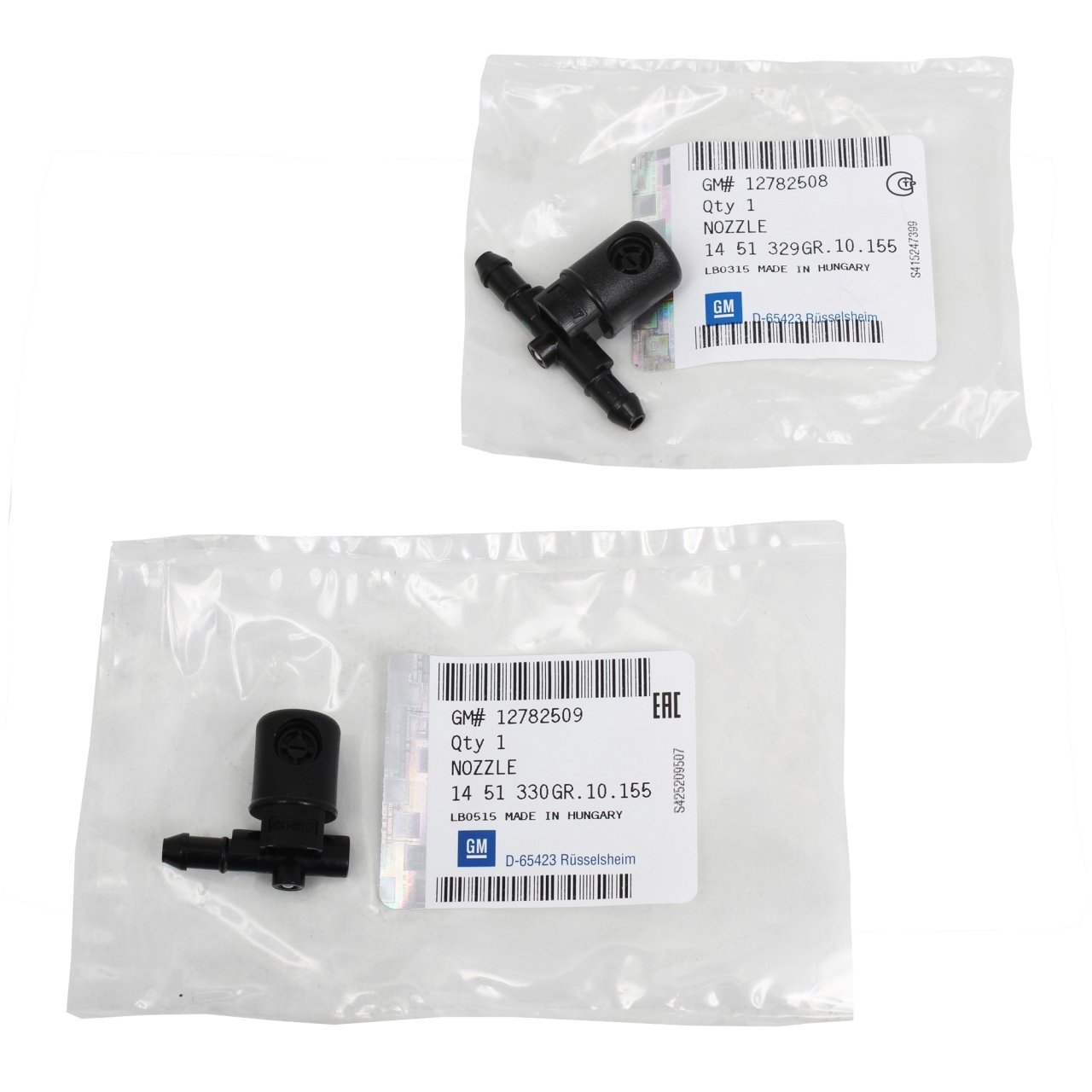 Opel Corsa D Ön Sağ Ve Sol Fiskiye Memesi Gm Orjinal 1451330-1451329