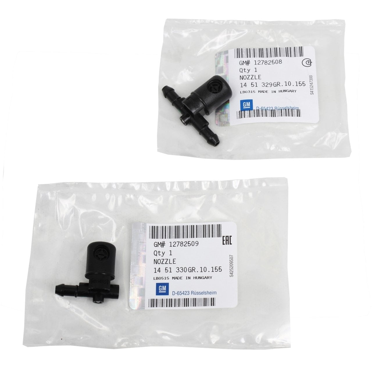 Opel Corsa D Ön Sağ Ve Sol Fiskiye Memesi Gm Orjinal 1451330-1451329