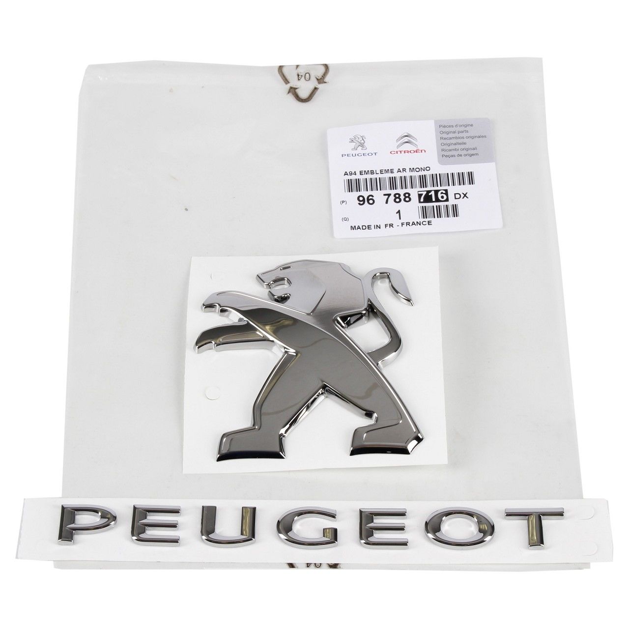 Peugeot 2008 2013-2019 Bagaj Kapak Amlemi Orjinal Psa Marka 96788716DX