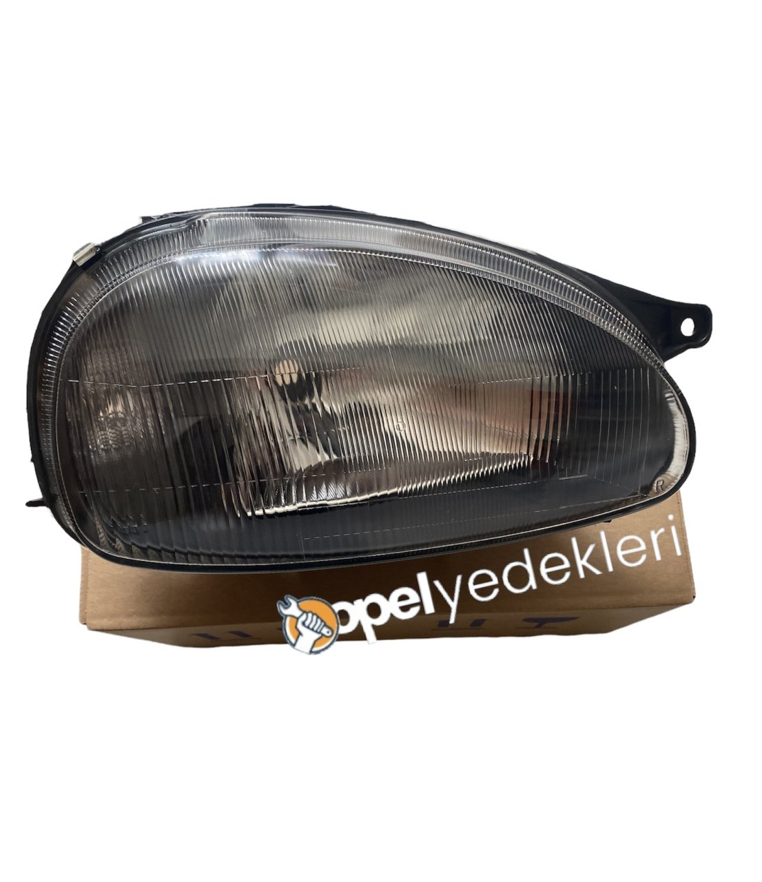 Opel Corsa B Sağ Far Komple Siyah Zeminli 1216489