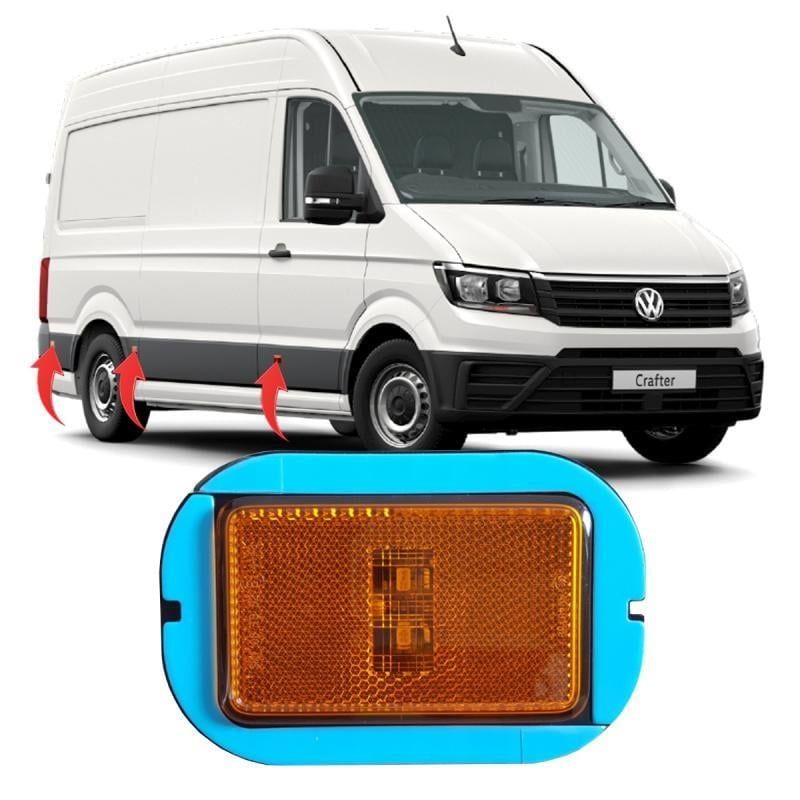 Volkswagen Crafter Çamurluk Etek Sinyali Ledli 2017 Sonrası GKL Marka 7C3945061B