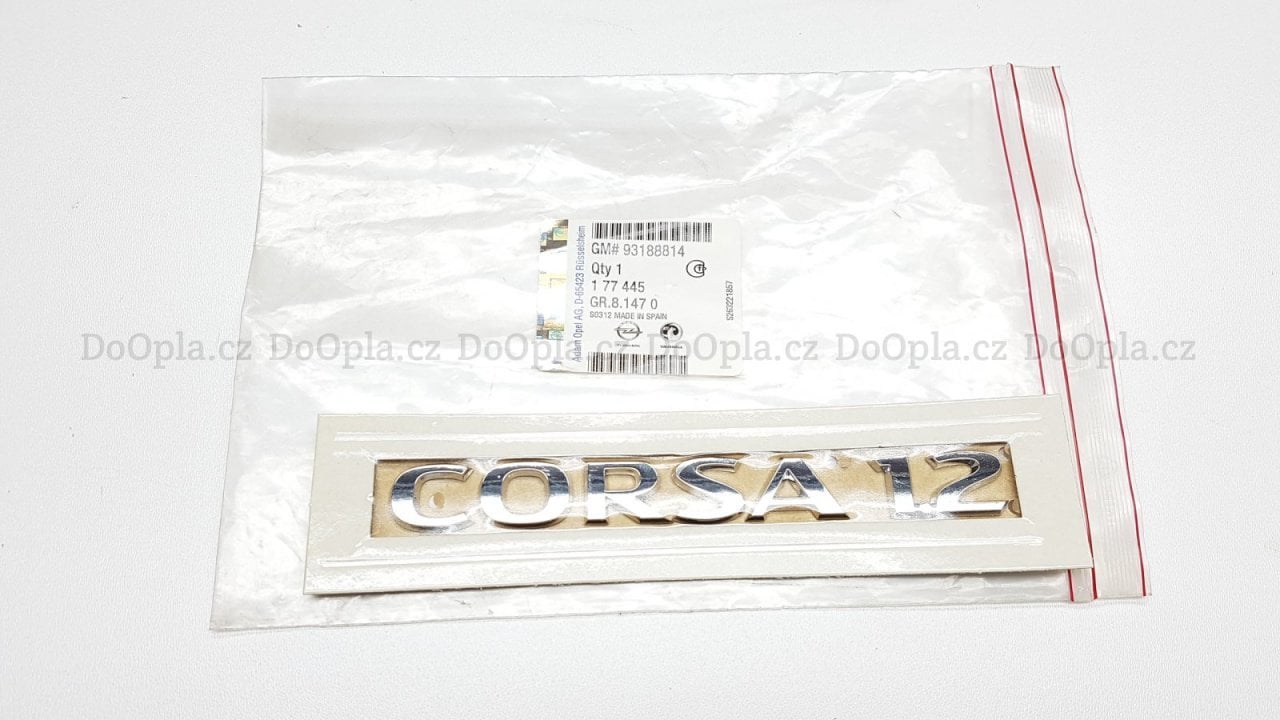 Opel Corsa D Corsa 1.2 Yazı Gm Orjinal 93188814