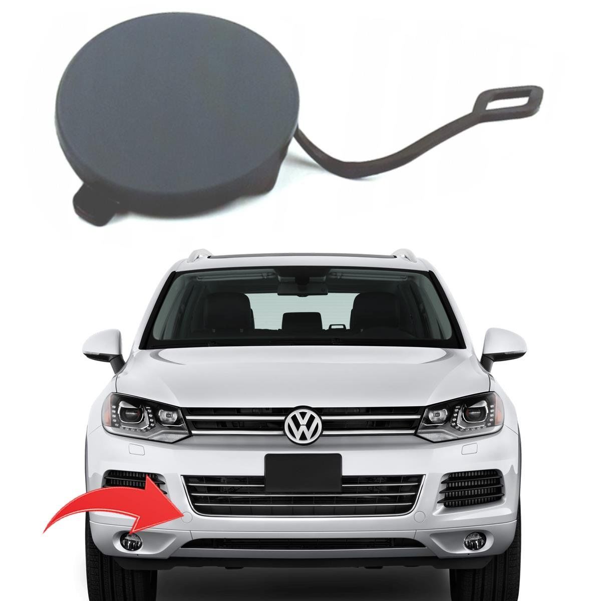 Volkswagen Touareg Ön Çeki Demir Kapağı 2010-2014 Wisco Marka 7P6807185