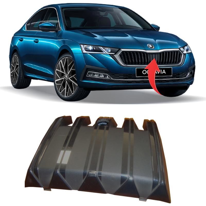 Skoda Octiva Ön Panjur Kapağı Sensör Delikli Gkl Marka 2021 Model Sonrası 5E3853655A