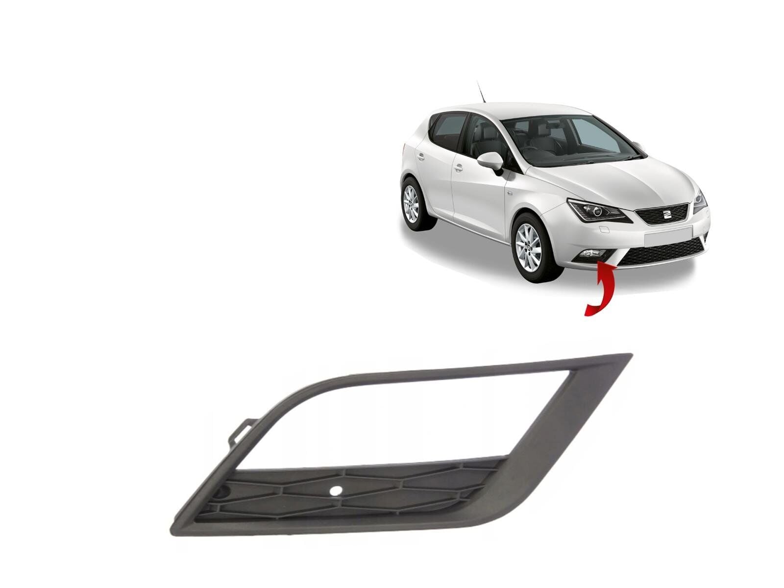 Seat İbiza Sol Sis Far Kapağı Sİsli Model İthal Ürün 2013 / 2017 Model 6J0853666E