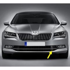 Skoda Süperb Sol Tampon Kapağı Kromlu Siyah 2015 GKL Marka 3V0853665