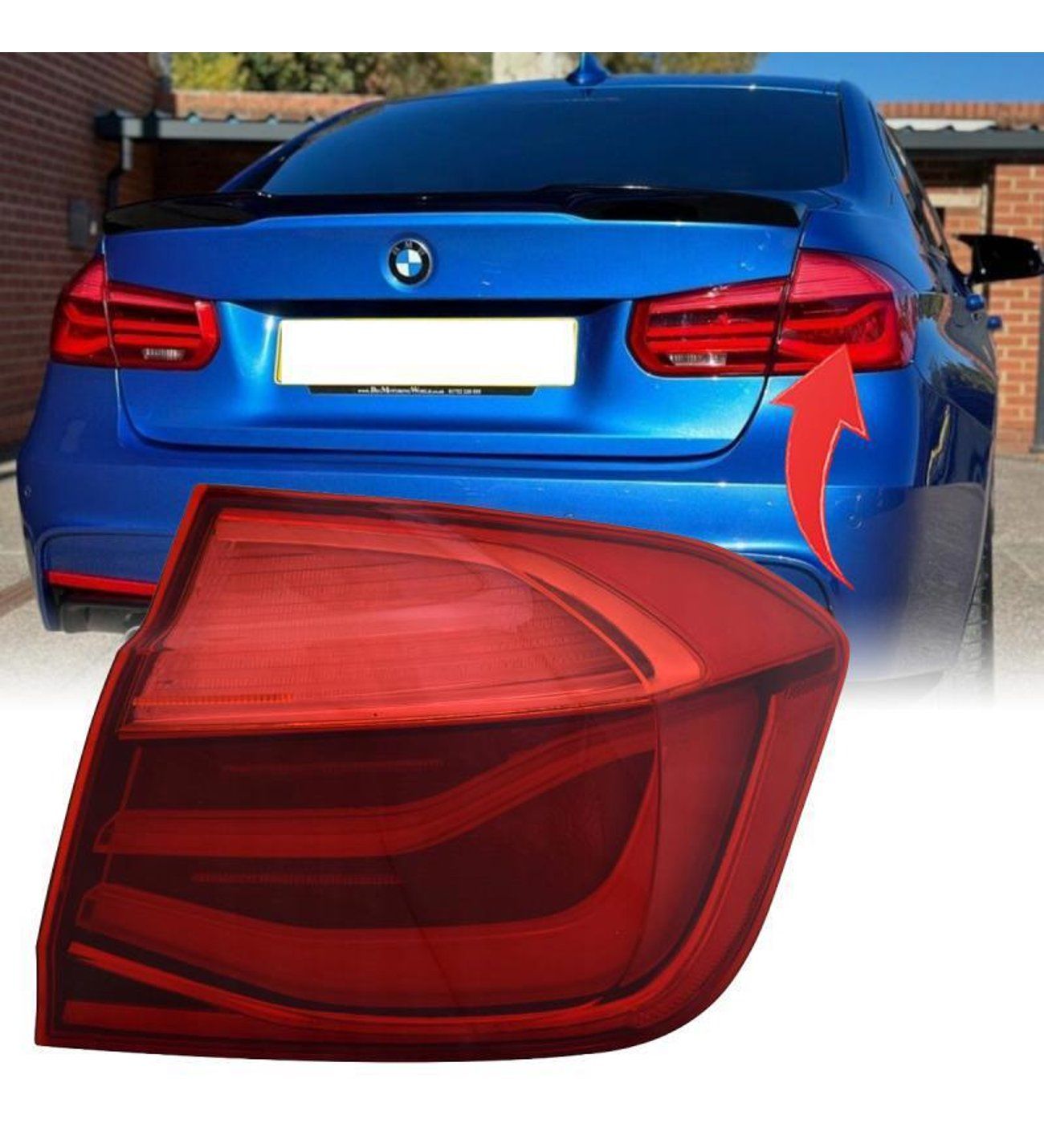Bmw F30 Lcı Sağ Dış Stop Lambası Gkl Marka 2016 / 2018 Model 63217369118