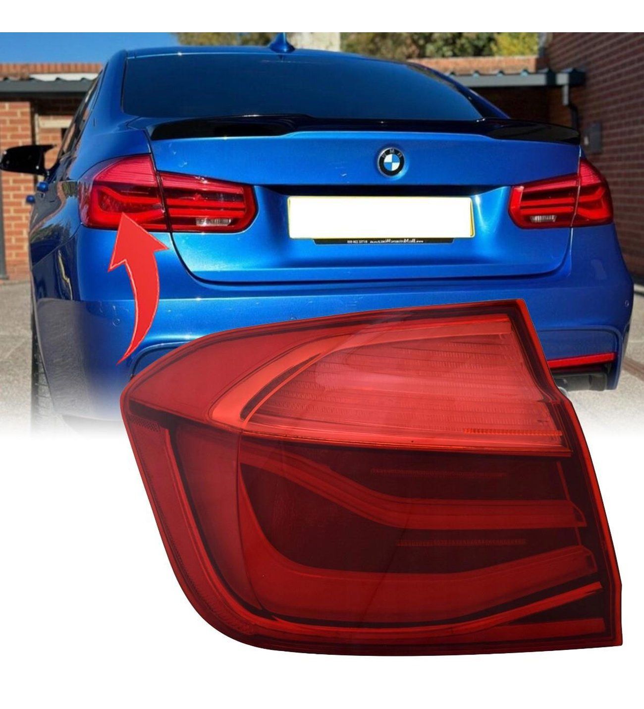 Bmw F30 Lcı Sol Dış Stop Lambası Gkl Marka 2016 / 2018 Model 63217369118