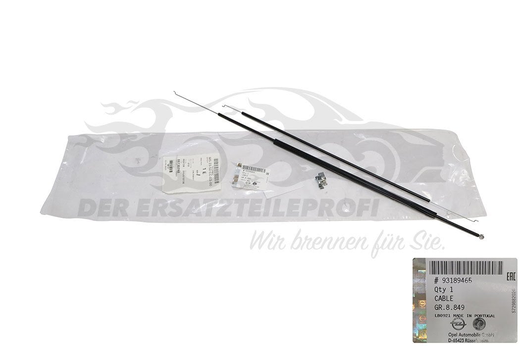 Opel Corsa D Kalorifer Yönlendirme Halatı Gm Orjinal 93189465