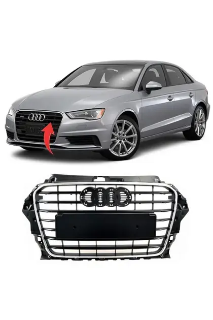 Audi A3 Sedan Ön Panjur Kromlu 2013-2016 GKL Marka 8V5853651