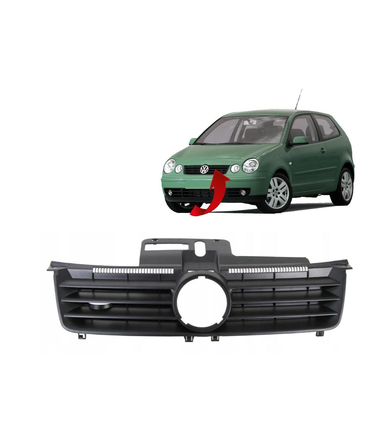 Volkswagen Polo Ön Panjur 2002-2005 GKL Marka 6Q0853651C