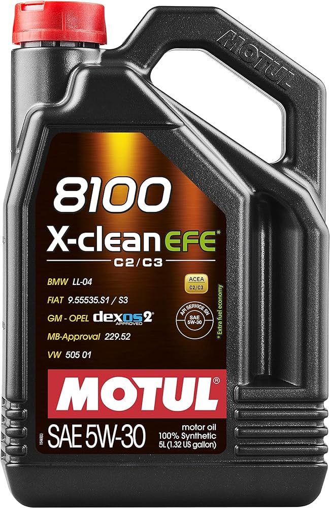MOTUL 305-109471 | 8100 X-Clean EFE 5W30 Dexos2 Partiküllü Motor Yağı 5LT 2024 Üretim
